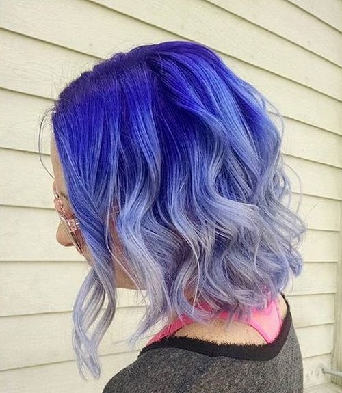 Blue Ombre Hairstyle