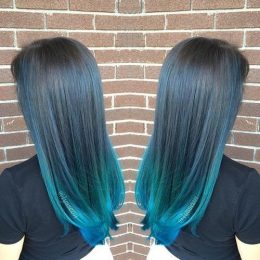 Blue Ombre Hairstyle 260x260 