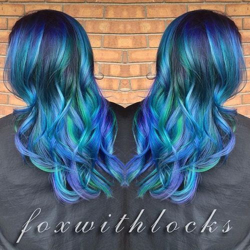 Blue Ombre Hairstyle