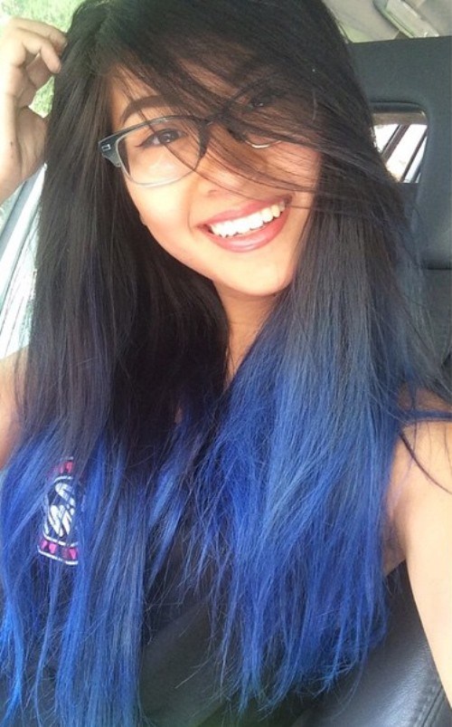 Blue Ombre Hairstyle