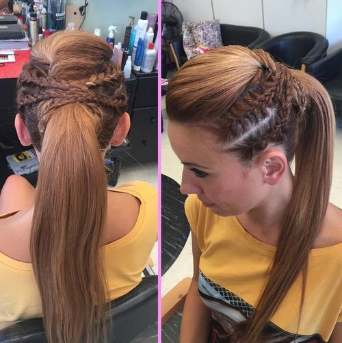 Pretty Ways to Try French Braid Pontails