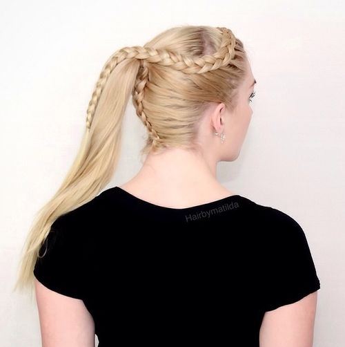 Pretty Ways to Try French Braid Pontails