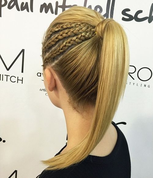 Pretty Ways to Try French Braid Pontails