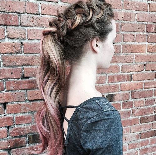 Pretty Ways to Try French Braid Pontails