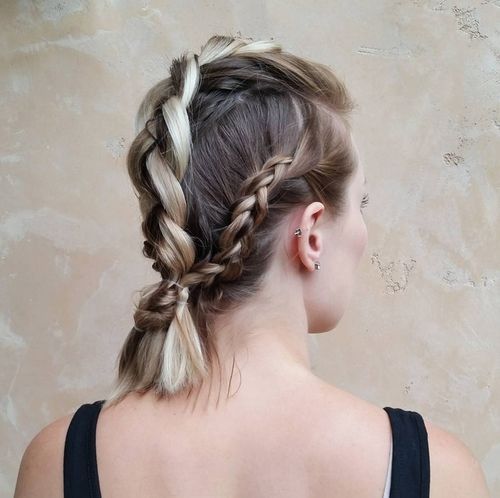 Pretty Ways to Try French Braid Pontails