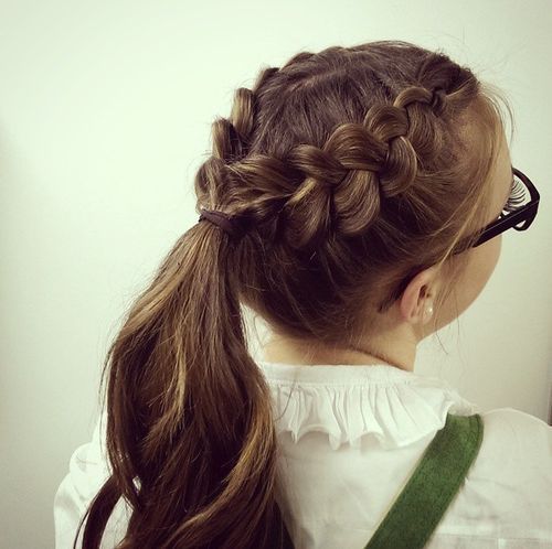 Pretty Ways to Try French Braid Pontails