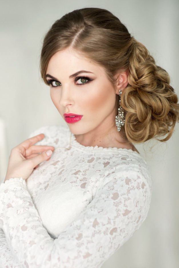 20 Gorgeous Bridal Hairstyle and Makeup Ideas for 2016