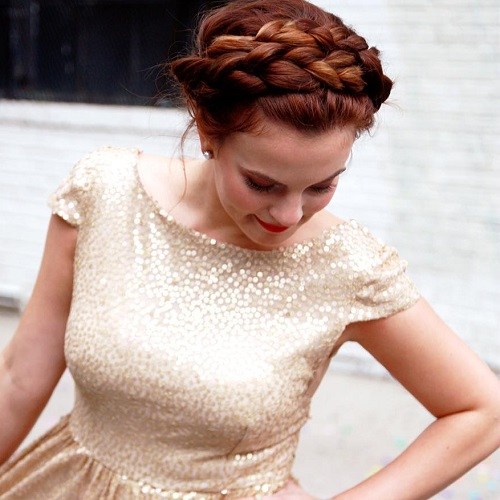 Elegant Ways to Have Milkmaid Hairstyles