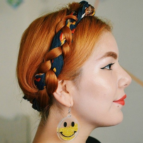 Elegant Ways to Have Milkmaid Hairstyles