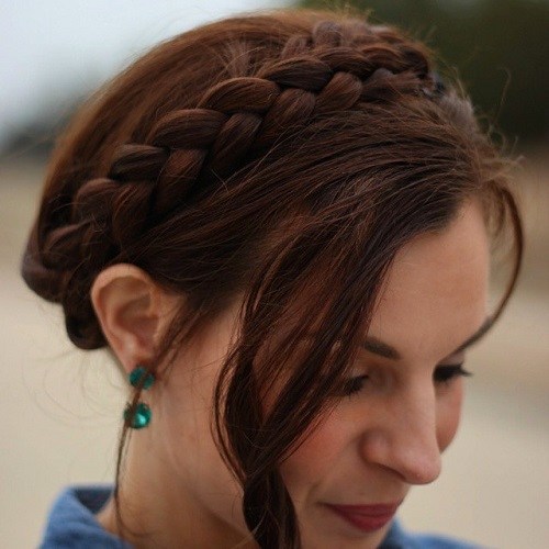 Elegant Ways to Have Milkmaid Hairstyles