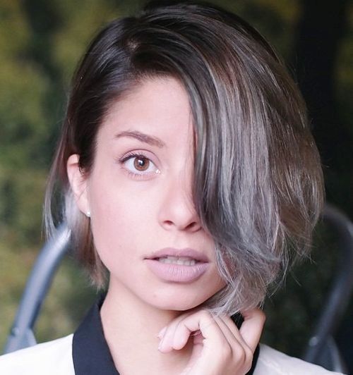 Ideas to Have Sliver and White Highlighted Hair Looks