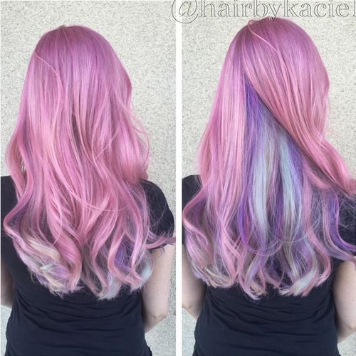 Hottest Pink Hairstyles Pink Ombre Pastel Colors Pink Highlights Styles Weekly