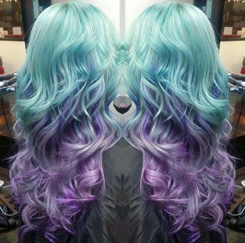 Bubblegum blue hair by Charlotte   UNO Cutting Rooms  Facebook