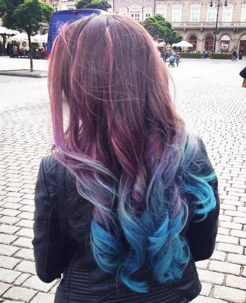 21 Perfect Hair Color Ideas: Purple Highlighted Hairstyles - Styles Weekly