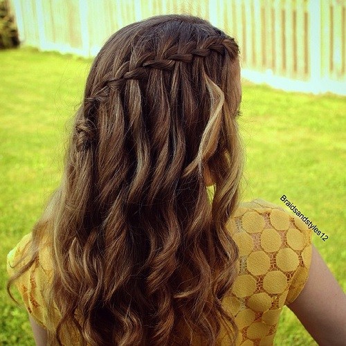 Ultra-pretty Waterfall Hairstyles