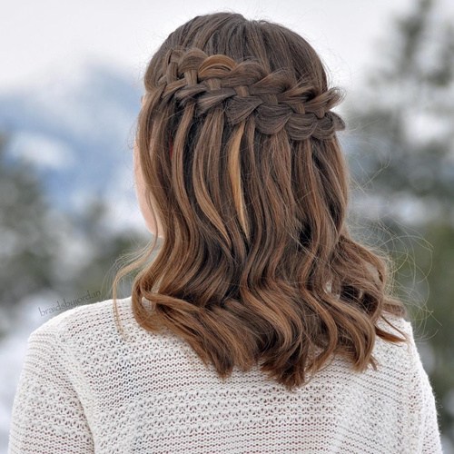 Ultra-pretty Waterfall Hairstyles