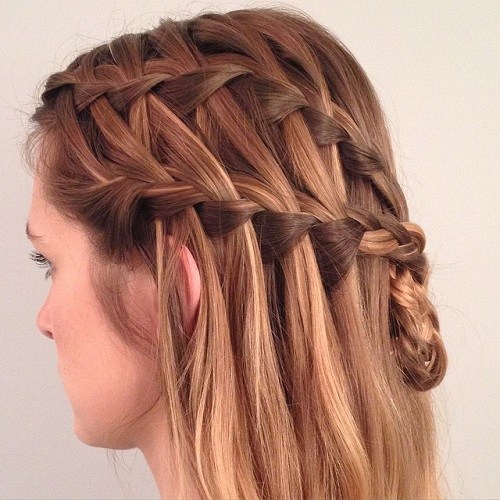 Ultra-pretty Waterfall Hairstyles