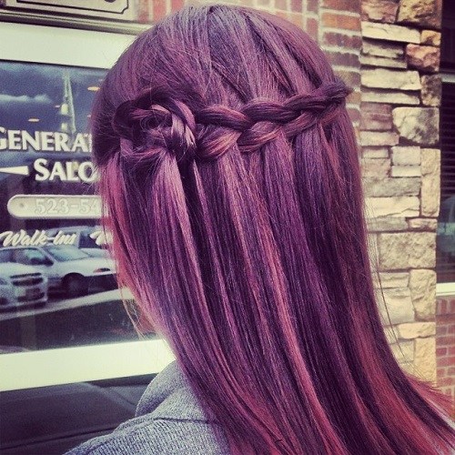 Ultra-pretty Waterfall Hairstyles