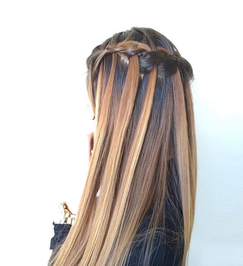 Ultra-pretty Waterfall Hairstyles