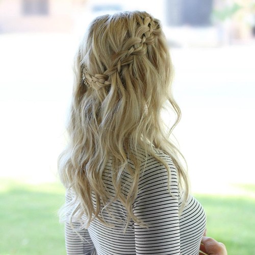 Ultra-pretty Waterfall Hairstyles