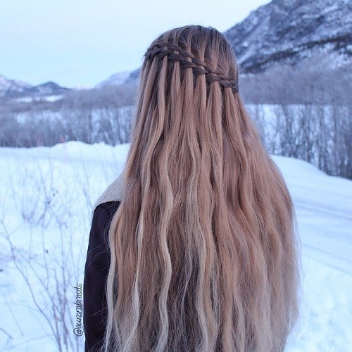 Ultra-pretty Waterfall Hairstyles