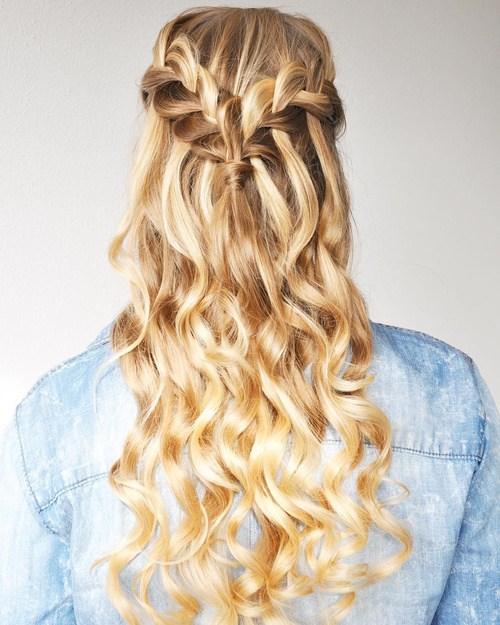 Ultra-pretty Waterfall Hairstyles