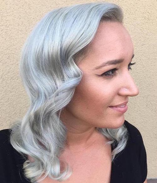 Ways to Show Sliver and White Hair for Spring