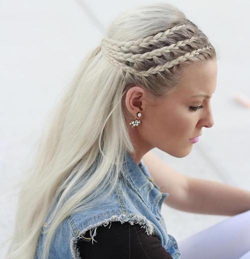 Ways to Show Sliver and White Hair for Spring