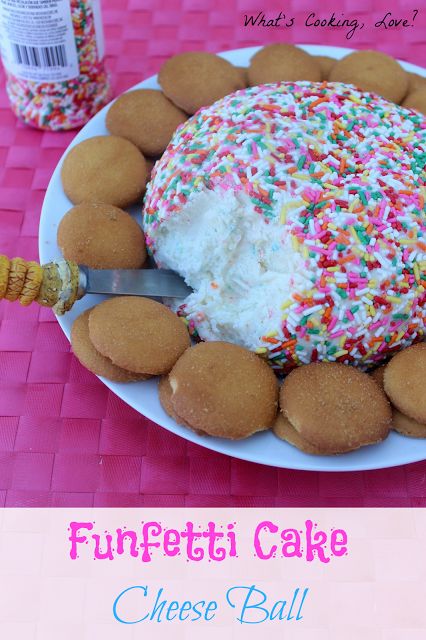  Funfetti Cake Cheese Ball