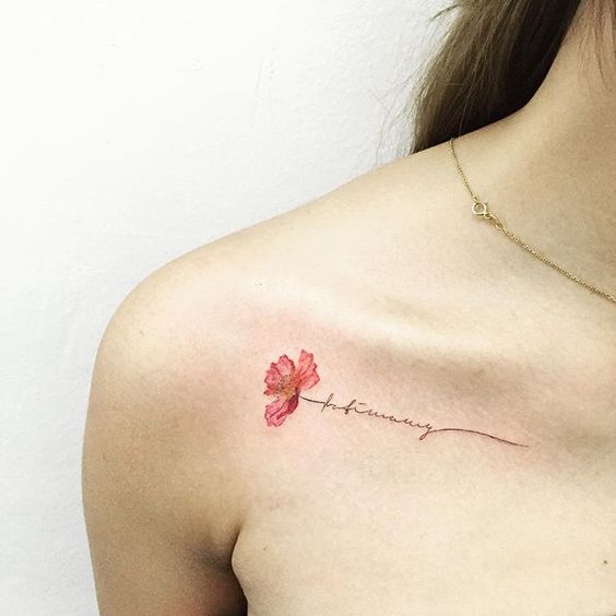 Subtle collar tattoo by hongdam