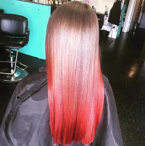 22 Red Ombre Hairstyles for a New Season