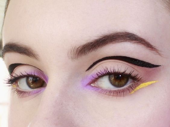 Graphic Eyeliner color ideas