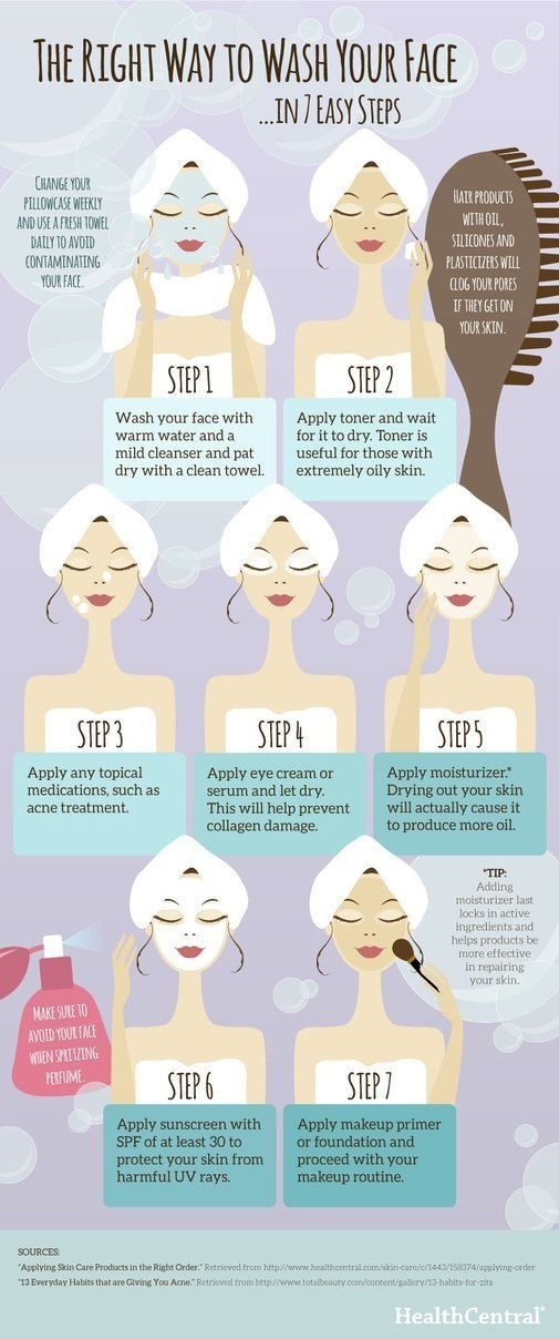 how to wash your face correctly