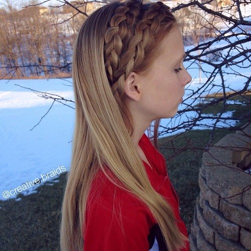 22 Pretty Braided Hair Ideas for Teenage Girls