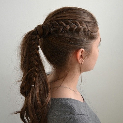 22 Pretty Braided Hair Ideas for Teenage Girls