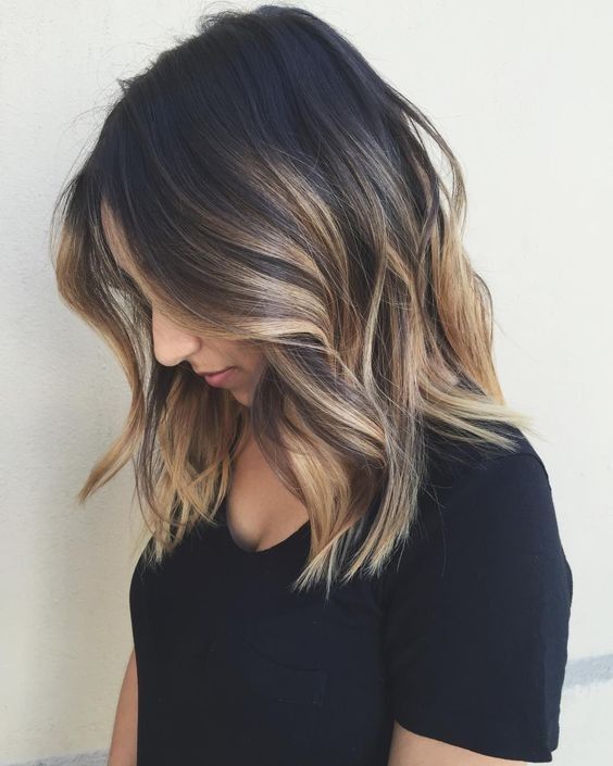 Balayage Medium Hairstyles - Balayage Hair Color Ideas for Shoulder Length Hair