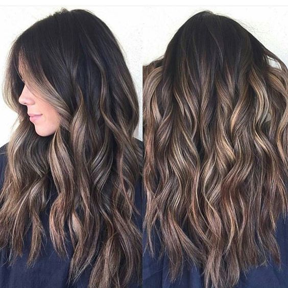 Balayage VS Ombre Difference  LoveHairStylescom  Brunette hair with  highlights Brunette hair color Balayage hair blonde