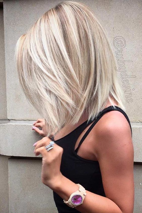 long thick bob hairstyle for women