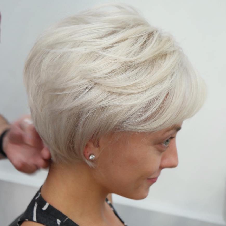 short hairstyle for women over 50