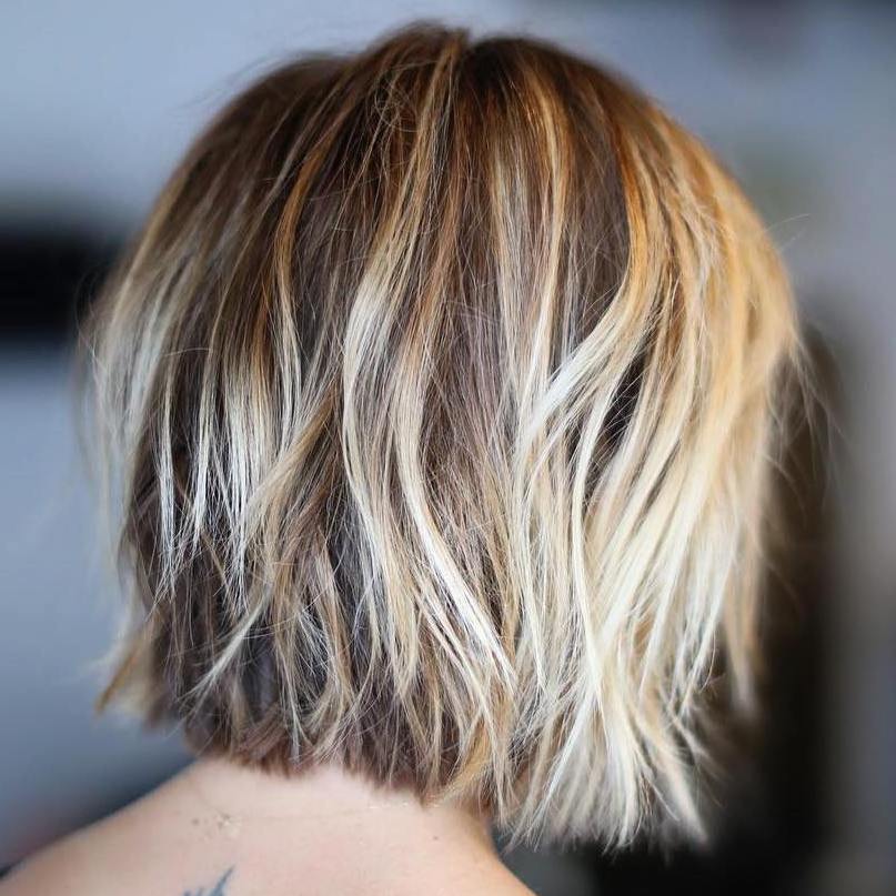 short shaggy bob haircut for women 2017