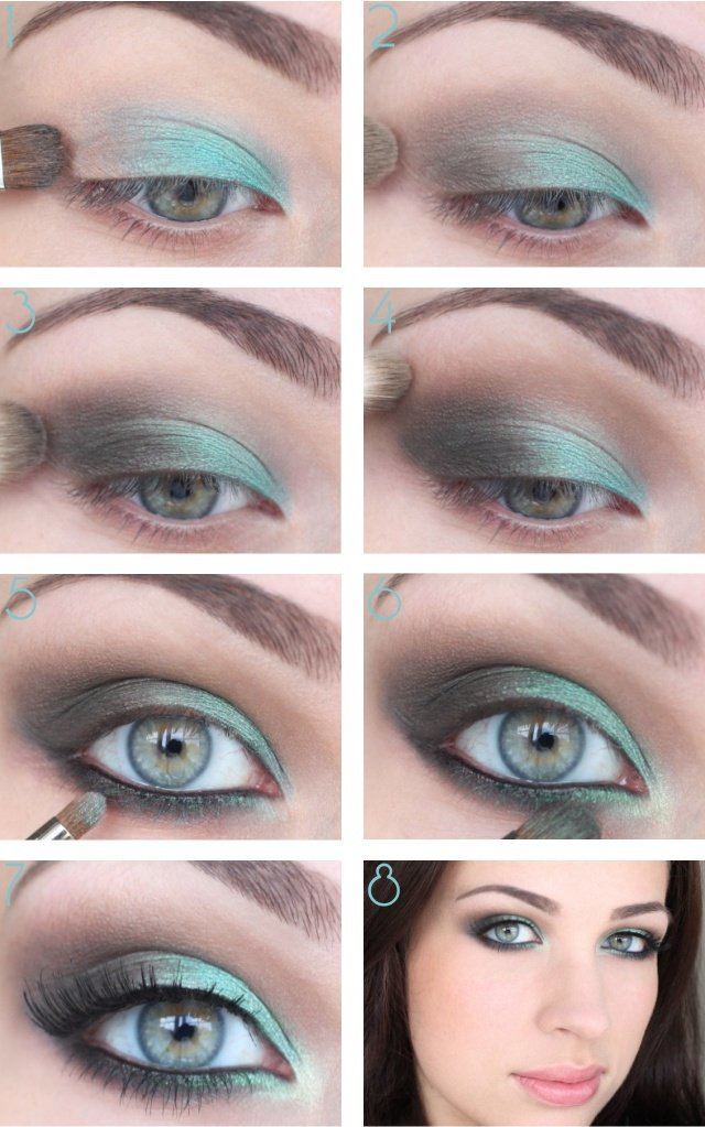 Step By Step Makeup Tutorials For Green Eyes