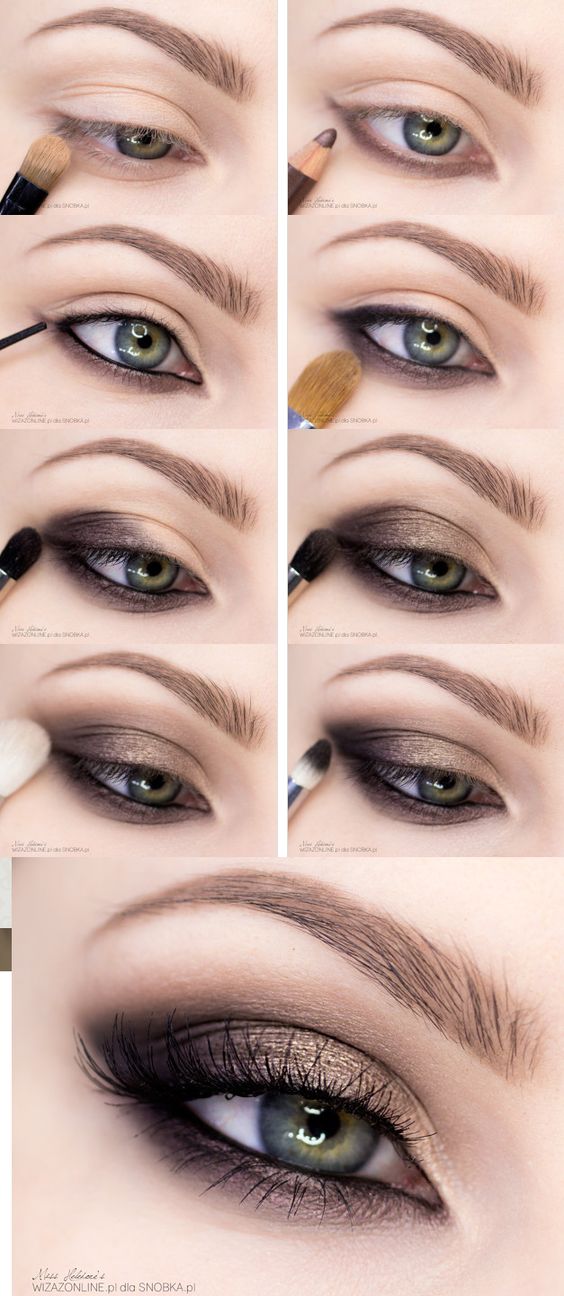 smokey eye makeup steps