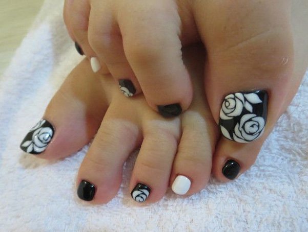 1. Simple and Cute Toenail Designs for Beginners - wide 1