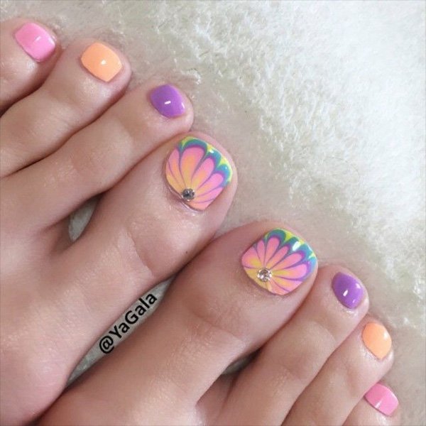 46 Cute Toe Nail Art Designs Adorable Toenail Designs for Beginners