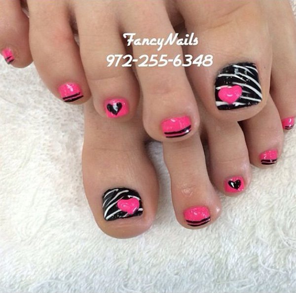 Cute Toe Nail Designs - Toenail Art Ideas