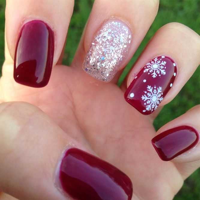 Easy Holiday Nail Designs