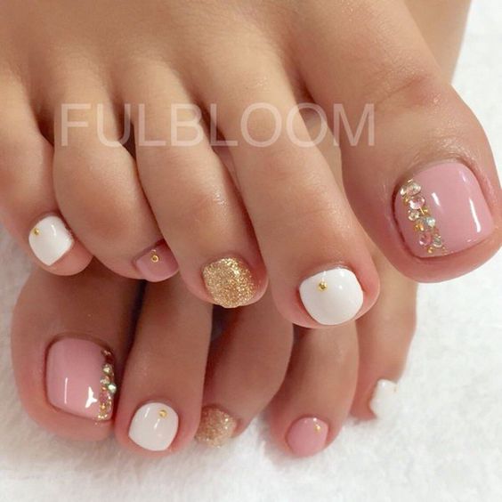 Pin by ℓυ on Pedicure | Simple toe nails, Toe nails, Feet nails