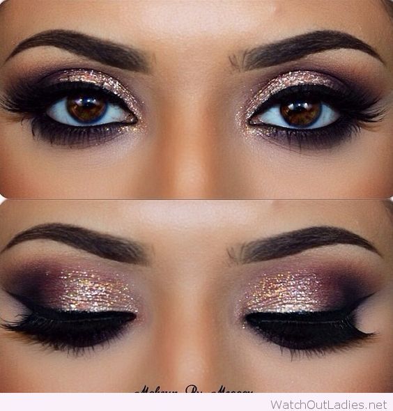 pink makeup ideas for brown eyes