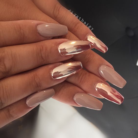 10 Stunning Chrome Nail Ideas To Rock The Latest Nail Trend - crazyforus