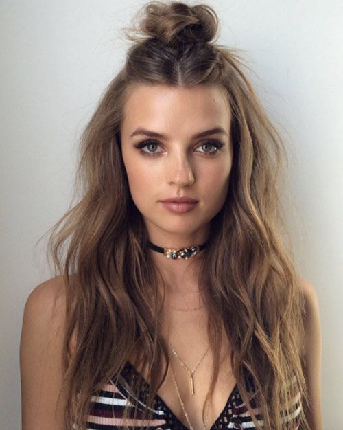 10 Ways To Style A Half Up Half Down Bun Styles Weekly 10 Ways To Style A Half Up Half Down Bun Styles Weekly